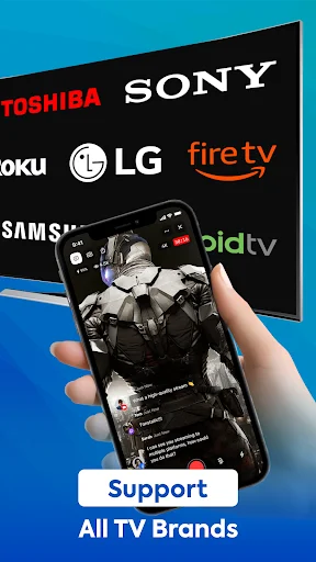 Screen mirroring app supporting Sony, Samsung, LG, Toshiba, Roku, FireTV and all TV brands